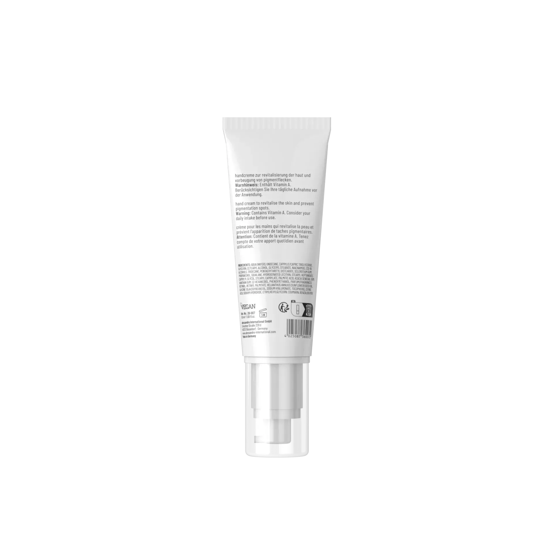 Alessandro Retinol Slow Aging El Kremi 50ml — içerik ve fayda detayı