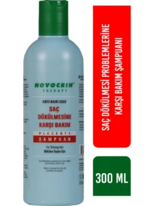 Novocrin Placenta Saç Dökülmesine Karşı Bakım Şampuanı 300 ml — eczane kalitesi profesyonel saç bakım şampuanı 300 ml