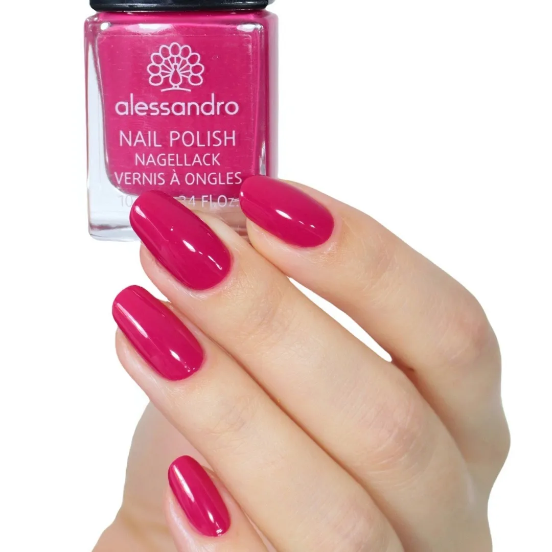 Alessandro Oje Just Joy 77-915 10 ml — uygulanmış tırnak görünümü