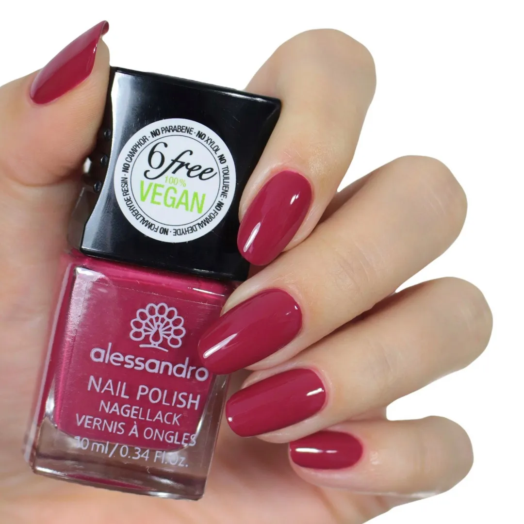 Alessandro Oje Pink Diva 77-908 10 ml — fırça ve fiş detayı