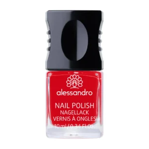 Alessandro Oje Ruby Red 77-907 10 ml — fırça ve fiş detayı