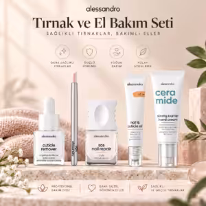 Alessandro Tırnak ve El Bakım Seti 5'li Profesyonel Bakım